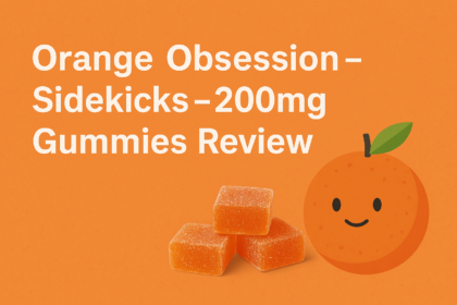 Orange obsession – Sidekicks – 200mg gummies review